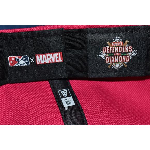 MiLB Pensacola Blue Wahoos x Marvel’s Defenders New Era 59FIFTY Fitted Hat 7 1/8 - Picture 5 of 7